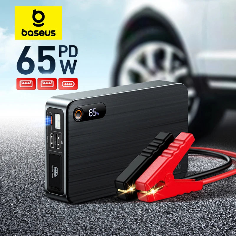 Baseus 1600A Portable Jump Starter & 16000mAh Power Bank