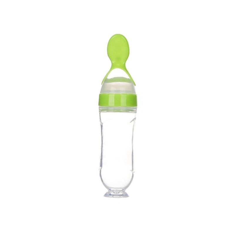 Baby Squeezy Spoon Bottle - Golden Buy