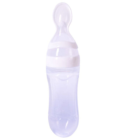 Baby Squeezy Spoon Bottle - Golden Buy