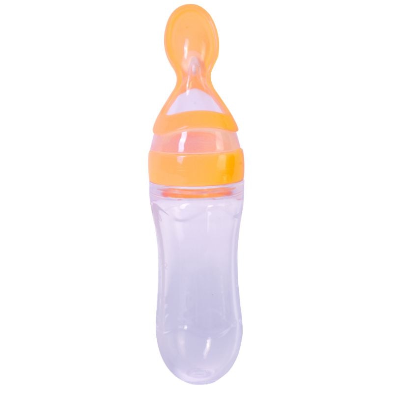 Baby Squeezy Spoon Bottle - Golden Buy