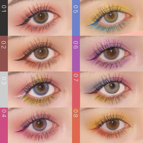 Colorful Liquid Waterproof Eyeliner Eye Make Up Multicolor - Golden Buy