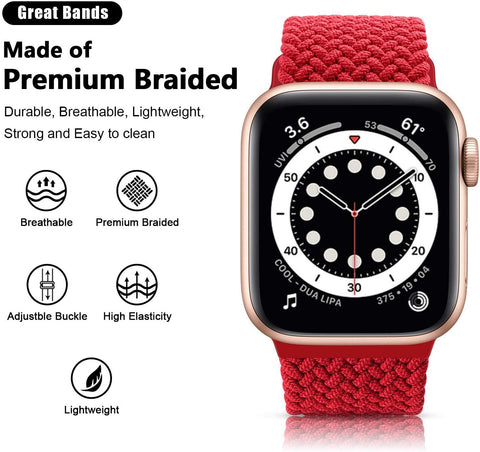 Apple Watch band series 3 4 5 SE 6 7 Strap - Golden Buy