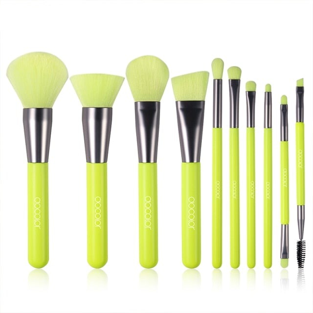 Neon Makeup Brushes - Golden Buy