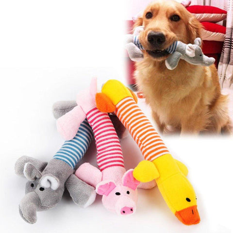 Funny Fleece Dog Toy - Golden Buy